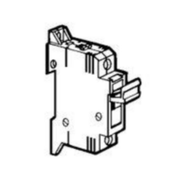 Coupe-circuit sectionnable SP38 pour cartouche industrielle 10x38mm - neutre équipé