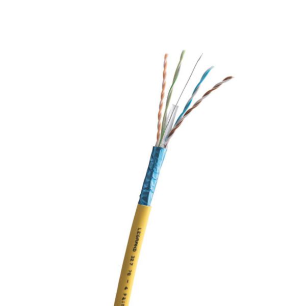 Câble pour réseaux locaux LCS³ catégorie 6A F/UTP 4 paires torsadées 100ohms - longueur 500m