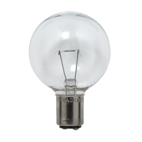 Lampe incandescente BA15 D 230V pour maintenance des feux clignotants références 041326 et 041327