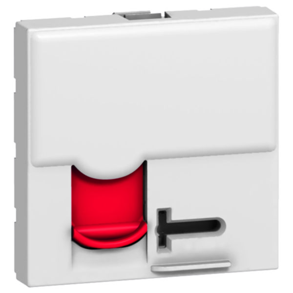 Prise RJ45 catégorie 6 FTP à accès contrôlé avec volet rouge Mosaic 2 modules - blanc: th_076595-LEGRAND-1000.jpg