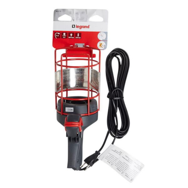Lampe baladeuse - panier métal - E27 - 100W - cordon 5m + pince + interrupteur:th_091271-LEGRAND-1000.jpg
