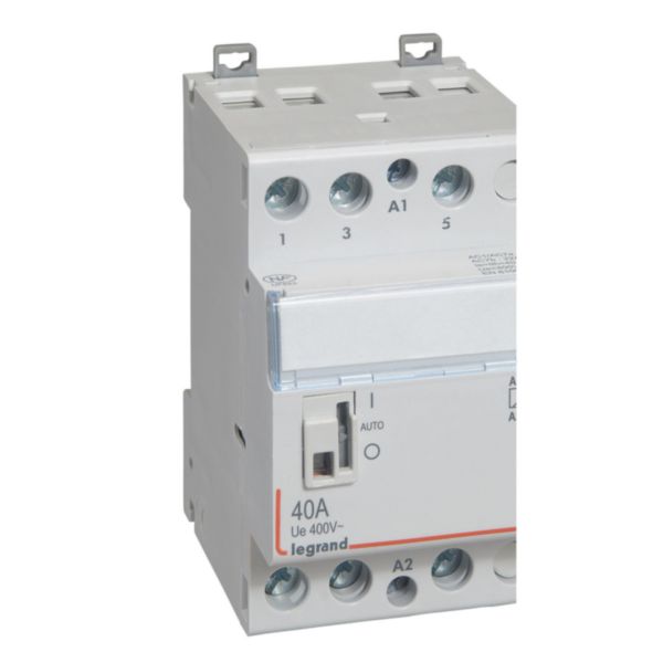 Contacteur de puissance CX³ bobine 230V~ - 3P 400V~ - 40A - contact 3F - 3 modules
