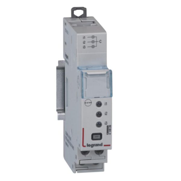 Module concentrateur d'impulsions EMS CX³ jusqu'à 3 circuits compteurs à impulsions eau , gaz , énergie - 1 module: th_414926-LEGRAND-1000.jpg