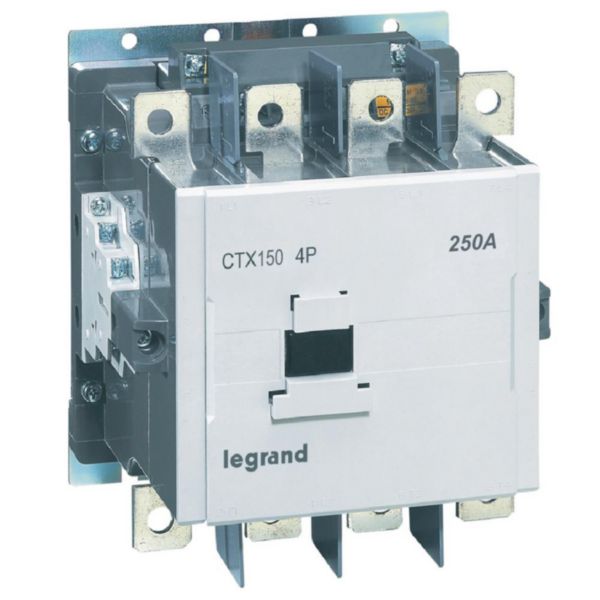 Contacteur de puissance CTX³ 4 pôles - 150A - 2 contacts auxiliaires NO+2NF intégrés - tension commande 100V~ à 240V~: th_416476-LEGRAND-1000.jpg