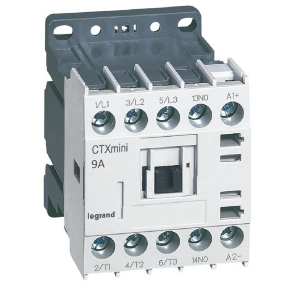 Mini-contacteur de puissance CTX³ 3 pôles 9A avec contact auxiliaire intégré 1NO - tension de commande 24V=: th_417021-LEGRAND-1000.jpg