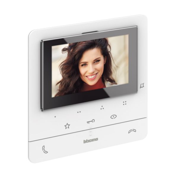 Poste intérieur vidéo couleur Classe 100 Evolué avec écran 5pouces et boucle inductive Blanc: th_BT-344672-WEB-R.jpg