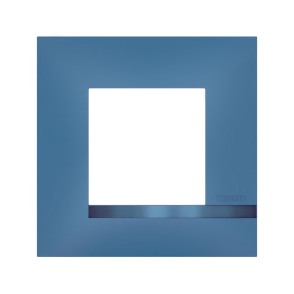 Plaque Altège Collection Déco 1 poste finition Lagon - bleu avec liseré bleu métallisé:th_BT-AL9LA1-WEB-F.jpg