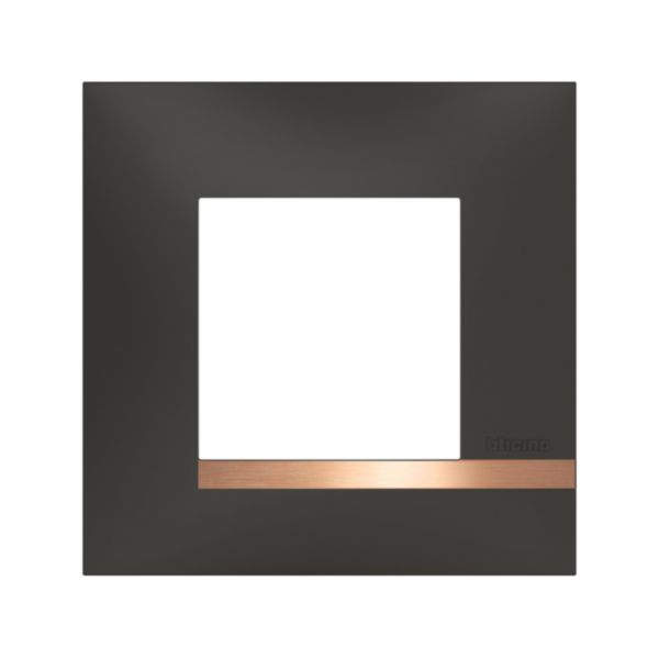Plaque Altège Collection Mezzo 1 poste finition Note cuivrée - noir satiné avec liseré effet cuivre:th_BT-BTAL9NC1-WEB-F.jpg
