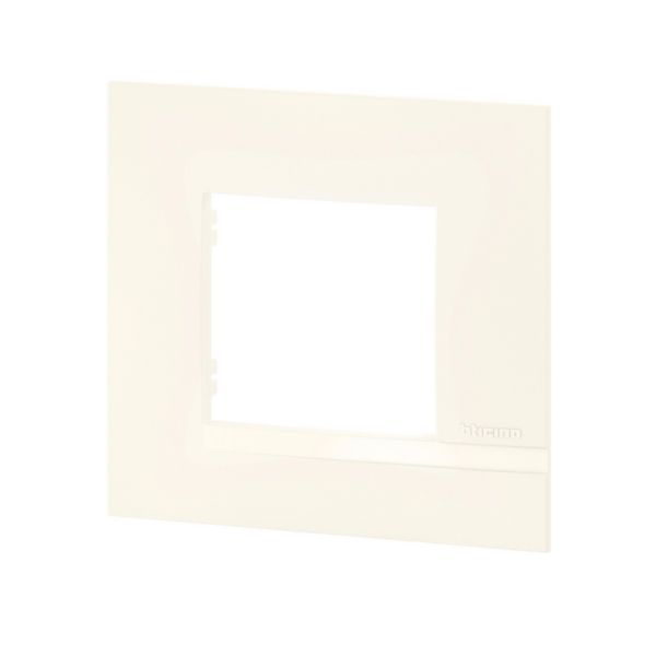 Plaque Altège Collection Classico 1 poste finition Neige - blanc satiné avec liseré blanc brillant:th_BT-BTAL9NE1-WEB-L.jpg