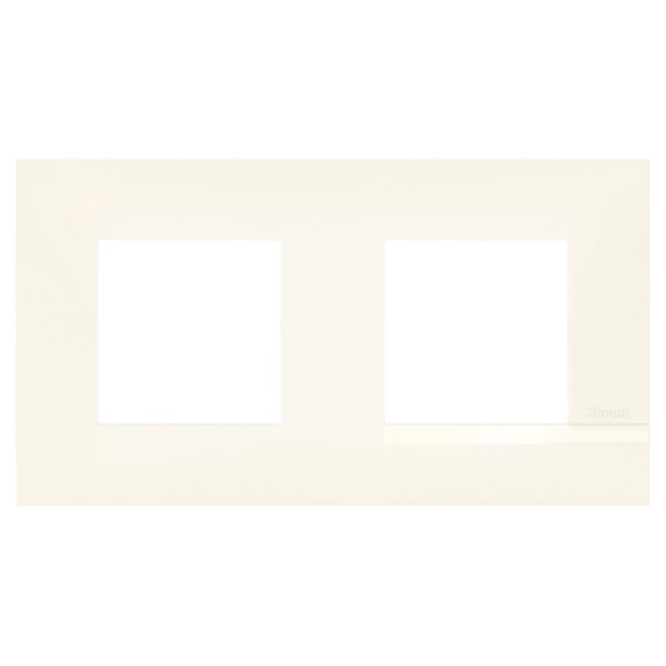 Plaque Altège Collection Classico 2 postes finition Neige - blanc satiné avec liseré blanc brillant:th_BT-BTAL9NE2-WEB-F.jpg