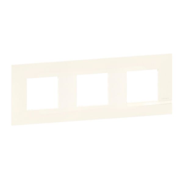 Plaque Altège Collection Classico 3 postes finition Neige - blanc satiné avec liseré blanc brillant: th_BT-BTAL9NE3-WEB-R.jpg