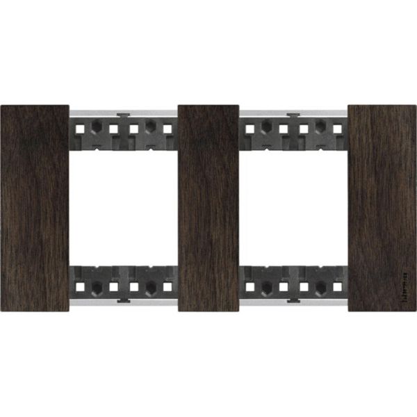 Plaque de finition Living Now Collection Les Noirs matière bois 2x2 modules - finition Noyer: th_BT-KA4802M2LG-WEB-R.jpg