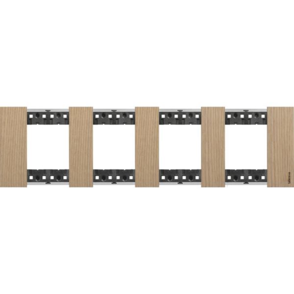 Plaque de finition Living Now Collection Les Sables matière bois 4x2 modules - finition Chêne