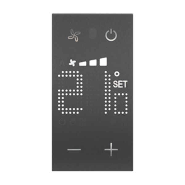 Thermostat Living Now avec afficheur pour contrôle sur 1 zone MyHOME_Up 2 modules - noir mat: th_BT-KG4691-WEB-F.jpg