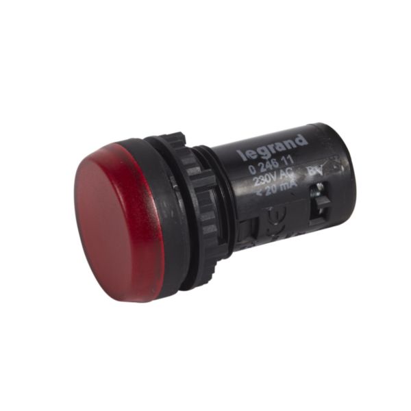 Voyant monobloc avec LED intégrée IP69 Osmoz complet - rouge - 230V~