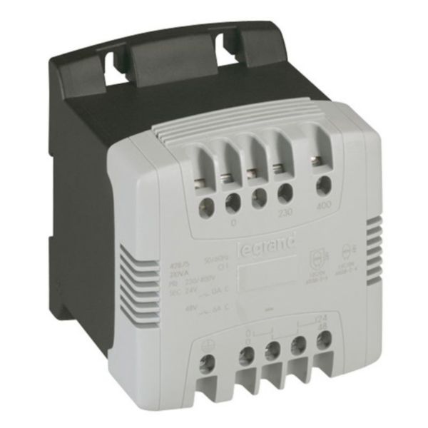 Transformateur de séparation des circuits primaire 230V à 400V et secondaire 115V~ à 230V~ - 310VA: th_LG-042790-WEB-R.jpg