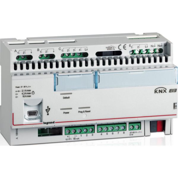 Contrôleur modulaire BUS KNX 8 modules multi-applications avec 8 entrées et 8 sorties - 8 modules: th_LG-048418-WEB-R.jpg
