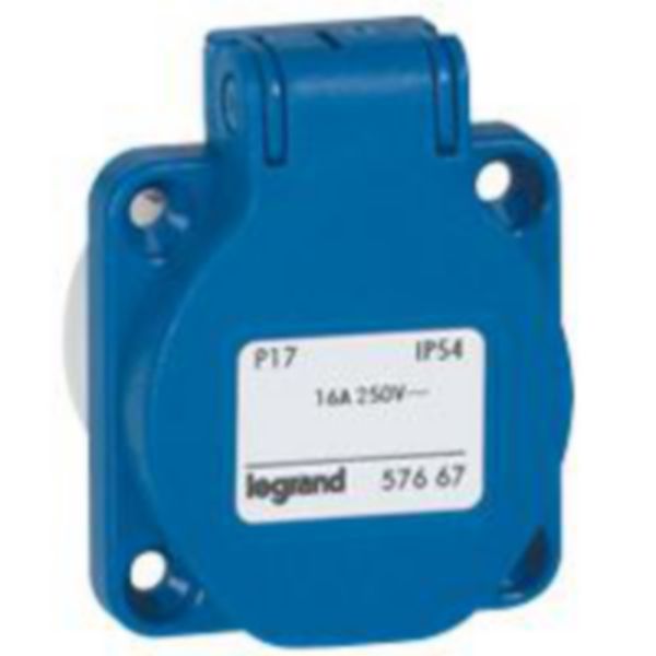 Prise à encombrement réduit P17 à brochage domestique IP54 16A - 250V~ - bleu: th_LG-057667-WEB-R.jpg