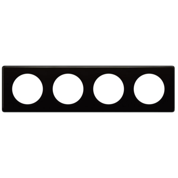 Plaque Céliane Laqué 4 postes - finition Noir: th_LG-066684-WEB-F.jpg