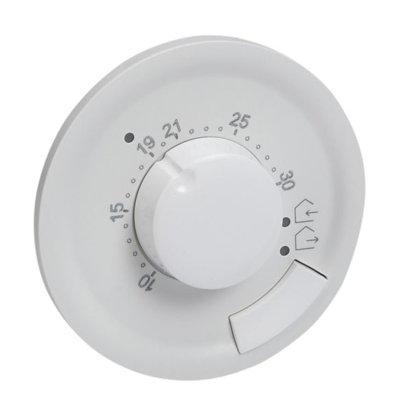 Enjoliveur Céliane pour thermostat d'ambiance - Blanc: th_LG-068240-WEB-R.jpg