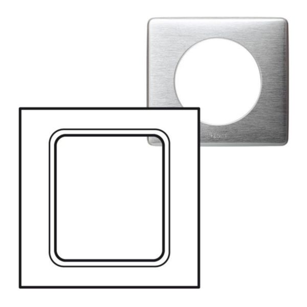 Plaque Céliane Métal pour écrans tactiles 3,5pouces - finition Aluminium: th_LG-068927-WEB-F.jpg