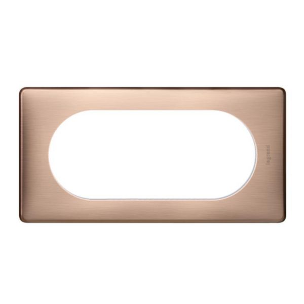 Plaque Céliane Métal 4 à 5 modules - finition Copper
