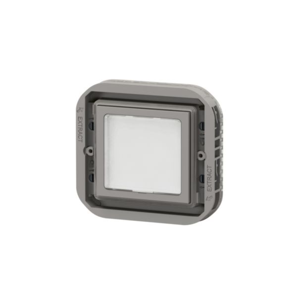 Voyant de balisage et de signalisation à LEDs étanche Plexo IP55 puissance 0,2W ou 1W enjoliveur finition gris et blanc: th_LG-069583L-WEB-L.jpg