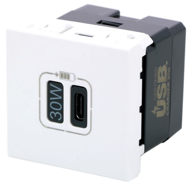 prise simple USB Mosaic Type-C 3A 30W power delivery 2 modules - blanc: th_LG-077585L-WEB-L.jpg