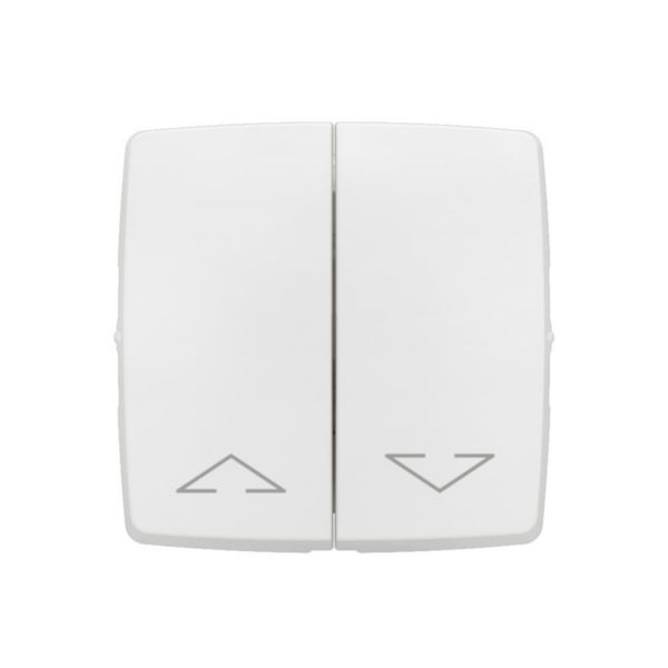 Interrupteur double pour volets roulants Appareillage saillie composable avec bornes automatiques - blanc: th_LG-086113L-WEB-F.jpg