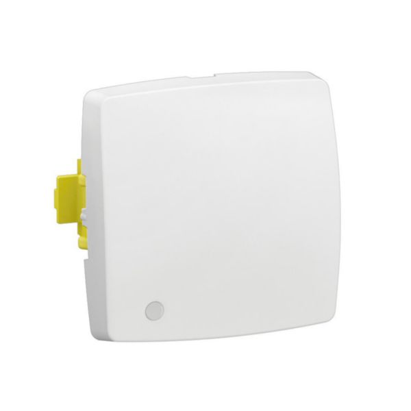 Transformeur simple 3 en 1 : interrupteur, va-et-vient ou poussoir lumineux Appareillage Saillie composable blanc - bornes automatiques