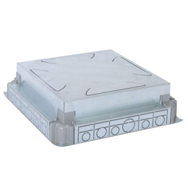 Boîte d'encastrement chape béton auto-ajustable pour boîte de sol standard ou affleurante 16 modules ou 24 modules: th_LG-088092-WEB-R.jpg