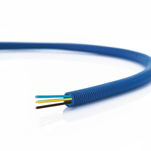 Conduit ICTA Chronofil® Ø16mm pour courant fort avec 3 conducteurs 1,5mm² bleu , noir et vert et jaune - RAL5010: th_LG-09006-WEB-R2.jpg