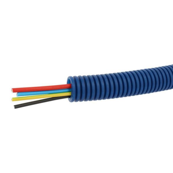 Conduit ICTA Chronofil® Ø20mm avec 4 conducteurs 1,5mm² bleu , rouge , noir et vert et jaune - RAL5010: th_LG-09020-WEB-R.jpg
