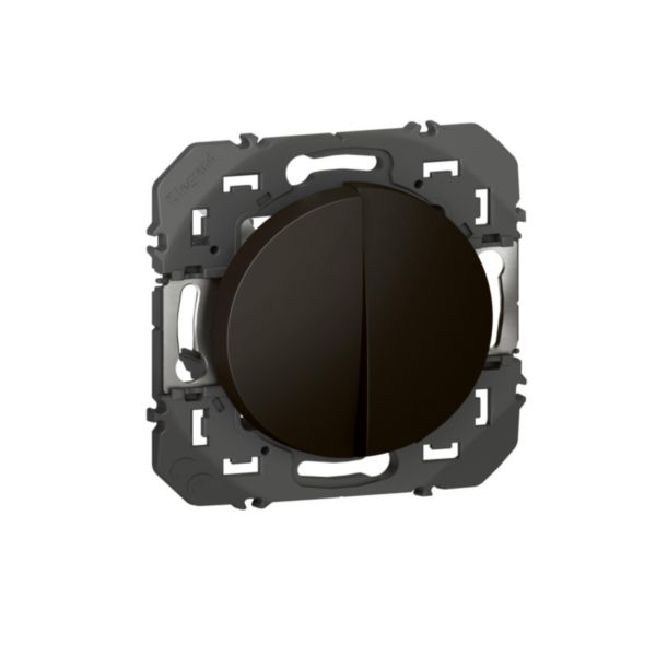 Double interrupteur ou va-et-vient dooxie 10AX 250V~ finition noir - emballage blister: th_LG-095261-WEB-R.jpg