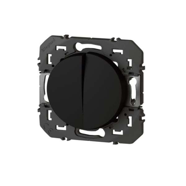 Interrupteur ou va-et-vient 10AX + bouton poussoir 6A dooxie - finition noir:th_LG-095266-WEB-L.jpg