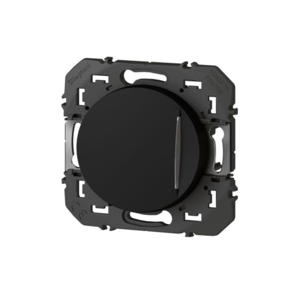 Poussoir simple avec voyant lumineux dooxie 6A 250V~ finition noir - emballage blister:th_LG-095267-WEB-L.jpg