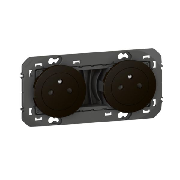 Double prise de courant 2P+T Surface dooxie 16A précâblées finition noir - emballage blister: th_LG-095278-WEB-R.jpg
