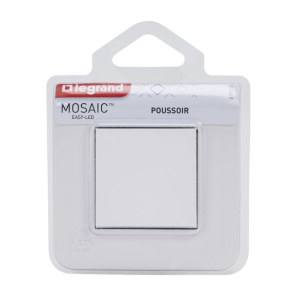 Poussoir simple Mosaic 6A blanc complet avec plaque et fixation à griffes:th_LG-099215-WEB-PF.jpg