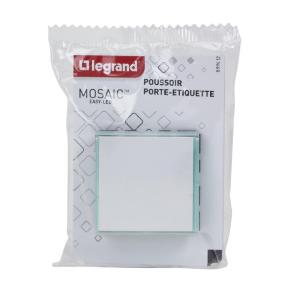 Poussoir avec porte-étiquette Mosaic Easy-Led 6A 2 modules - blanc:th_LG-099412-WEB-PF.jpg