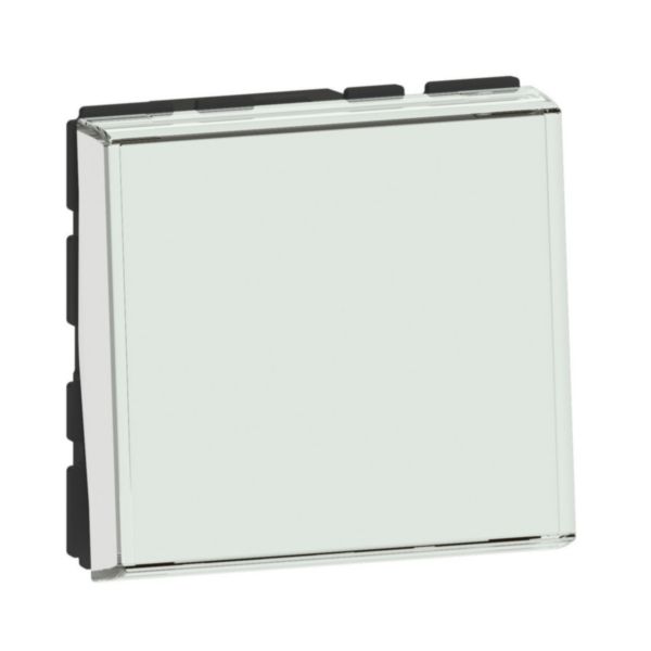 Poussoir avec porte-étiquette Mosaic Easy-Led 6A 2 modules - blanc: th_LG-099412-WEB-R.jpg
