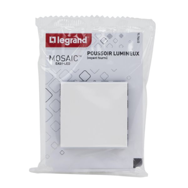 Poussoir lumineux avec voyant Mosaic Easy-Led 6A 2 modules - blanc:th_LG-099414-WEB-PF.jpg