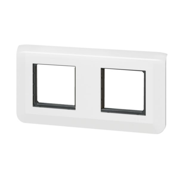 Plaque Mosaic avec support pour 2 x 2 modules montage horizontal - blanc:th_LG-099474-WEB-L.jpg