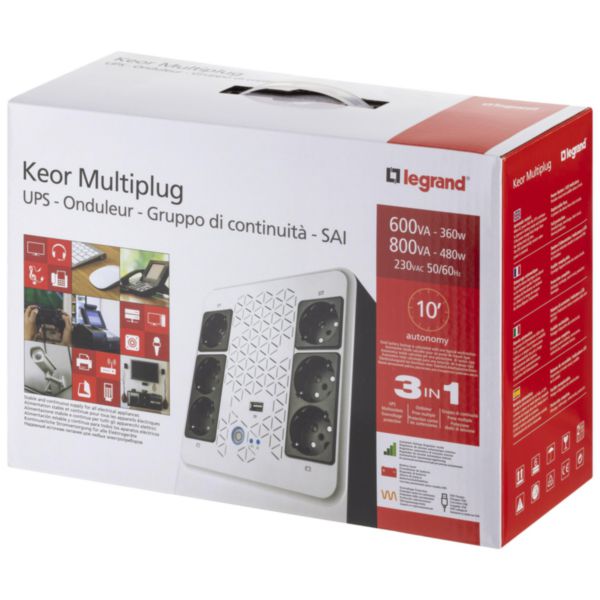 Onduleur Keor multiplug avec 6 prises de courant 2P+T et disjoncteur intégré - 800VA 480W - autonomie 10 à 15 minutes: th_LG-310084-WEB-PL.jpg