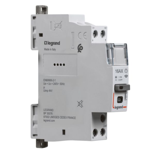 Télérupteur connecté Drivia with Netatmo silencieux 1P 16AX 230V~ - 1 module