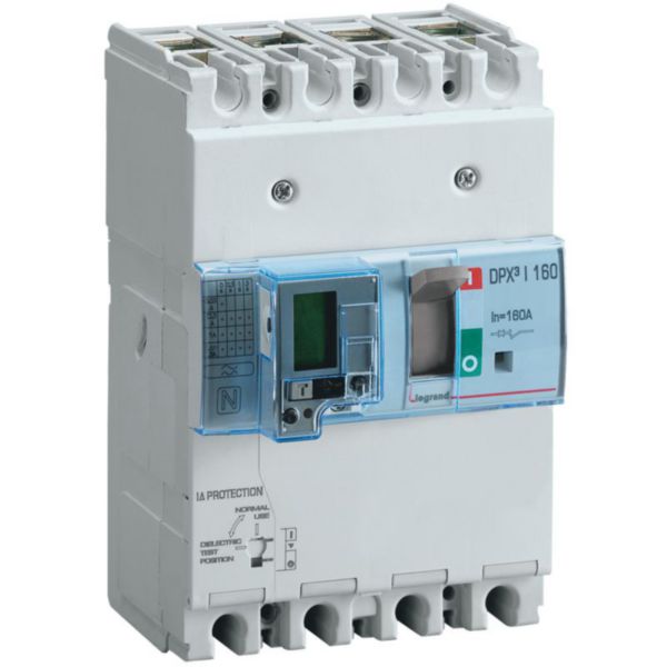 Interrupteur à déclenchement libre DPX³-I160 - 4P avec différentiel - 160A