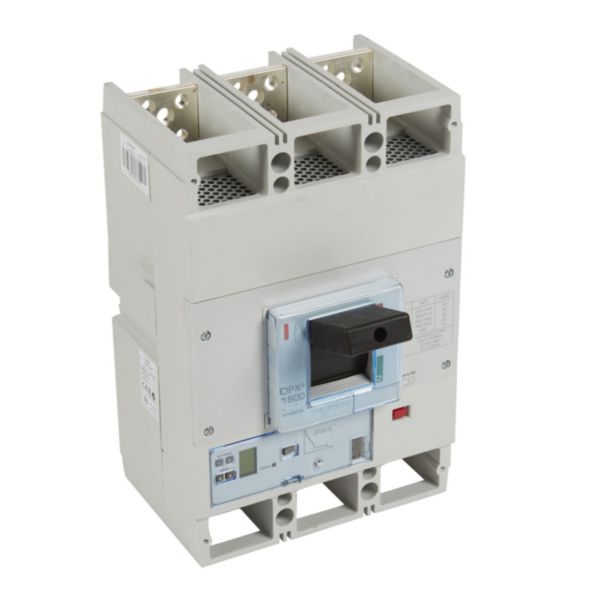 Disjoncteur électronique S2 DPX³1600 pouvoir de coupure 100kA 400V~ - 3P - 1250A