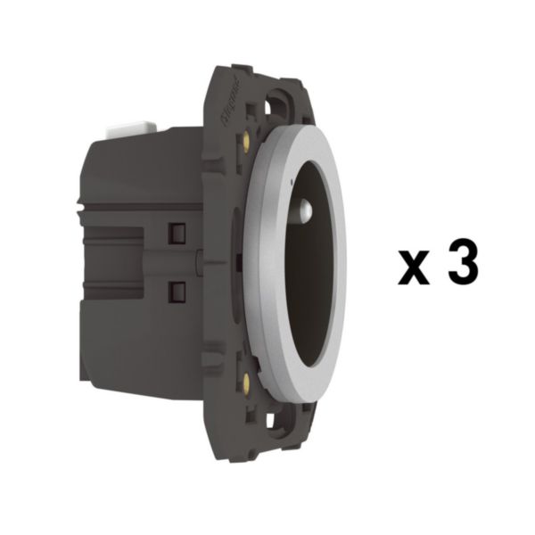 Pack 3 prises de courant connectées dooxie with Netatmo 16A 3680W avec mesure et suivi consommation - alu sans plaque: th_LG-600798A-WEB-S.jpg