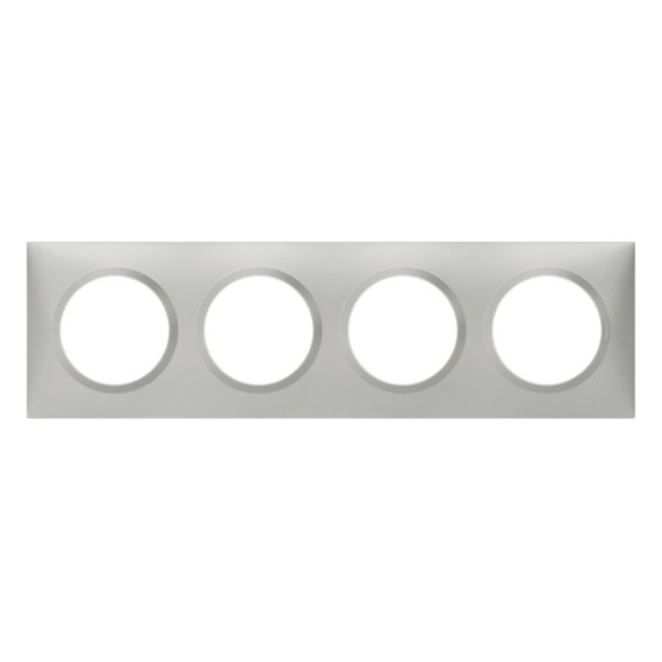 Plaque carrée dooxie 4 postes finition effet aluminium: th_LG-600854-WEB-F.jpg