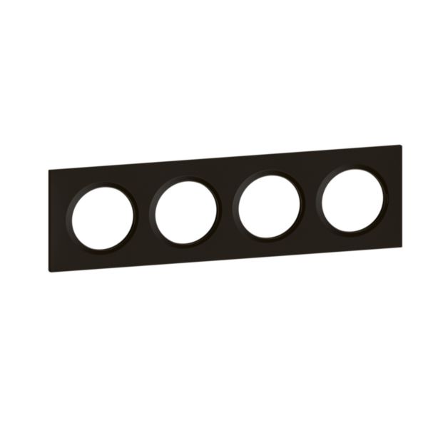 Plaque carrée dooxie 4 postes finition noir effet velours: th_LG-600894-WEB-R.jpg