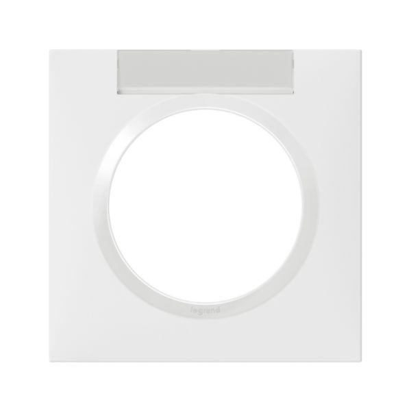 Plaque carrée dooxie 1 poste finition blanc avec porte-étiquette: th_LG-600942-WEB-F.jpg